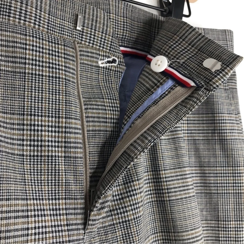 TOMMY HILFIGER Plaid Dress Pants 34 x 30